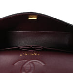 Lambskin Quilted Small Double Flap Black