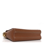 Calfskin Soft Twist Shoulder Bag Cognac
