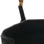 Monogram Bamboo Handle Bag Black