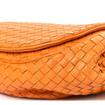 Nappa Intrecciato Drawstring Messenger Flap Orange