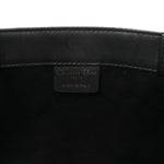 Calfskin Embossed Medium Book Tote Black