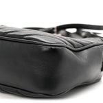 Calfskin Matelasse Monogram Lou Camera Bag Black