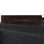 Textured Patent Calfskin Small Tri-Color Antigona Black White Brown