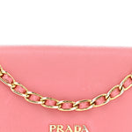 Saffiano Metal Oro Chain Wallet Ibisco