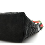 Monogram Web Medium Flat Messenger Bag Black