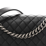 Caviar Quilted Medium Boy Flap Black