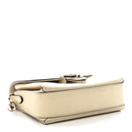 Dollar Calfskin Interlocking G Crossbody Bag Mystic White