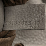Calfskin Medium Marcie Round Crossbody Bag Cashmere Grey