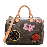 Monogram Patches Speedy Bandouliere 30
