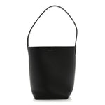Grained Calfskin Small N/S Park Tote Black