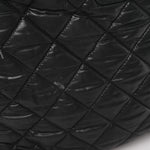 Nylon Quilted Coco Cocoon Backpack Black