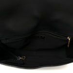 Braided Sheepskin Large Boy Reverso Flap Black
