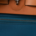 Toile Officier Vache Hunter Herbag Zip PM 31 Bleu Izmir Fauve