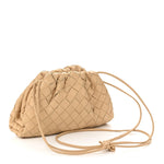 Nappa Intrecciato The Mini Pouch Almond