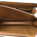 Box Calfskin Medium Classic Box Flap Bag  Camel