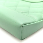 Shiny Lambskin Quilted Nano 31 Shopping Bag Green