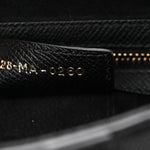 Grained Calfskin Saddle Bag Black