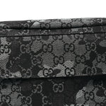 Denim Monogram Web Belt Bag Blue Multicolor
