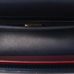 Shiny Caviar Preppy Coco Small Flap Navy
