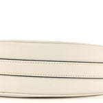Soft Calfskin Arque Shoulder Bag White
