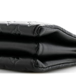Lambskin Embossed Monogram Coussin PM Black