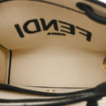 Fabric Jacquard Mini Roma Shopper Tote Natural Black