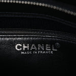 Caviar Quilted Medallion Tote Black