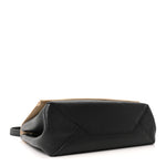 Soft Calfskin Lockme II Top Handle Vanille Black