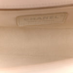 Caviar Quilted Small Boy Flap White