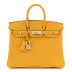 Togo Birkin 25 Jaune Ambre