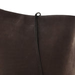 Suede Calfskin Medium N/S Park Tote Wood Brown