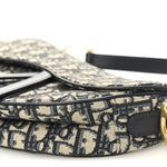 Oblique Saddle Bag Blue