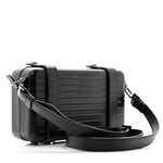 Matte Aluminum Personal Cross-Body Bag Black