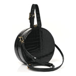 Crocodile Petite Boite Chapeau Black