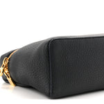 Grained Calfskin L19 Extra Pocket Pouch Navy