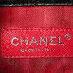 Aged Calfskin Quilted Small Gabrielle Backpack Black