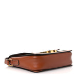 Calfskin Triomphe Canvas Teen Triomphe Bag Tan
