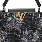 Tweed Calfskin Capucines MM Multicolor