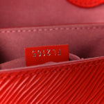 Epi Twist Shoulder Bag MM Coquelicot