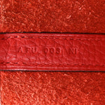Taurillon Clemence Picotin Lock 22 MM Rouge Tomate