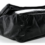 Arena Calfskin Medium Monaco Chain Shoulder Bag Black