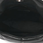 Lambskin Quilted Toy Loulou Puffer Monogram Monochrome Chain Satchel Black