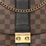 Damier Ebene Cuir Taurillon Wight Black