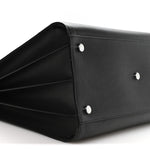 Grained Calfskin Large Sac De Jour Carryall Black