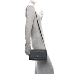 Calfskin Audrey Crossbody Black