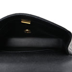 Caviar Quilted Mini Sweetheart Rectangular Flap Black