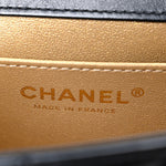 Calfskin Quilted Mini Perfect Fit Flap Black