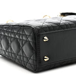 Lambskin Cannage Small My ABCDior Lady Dior Black