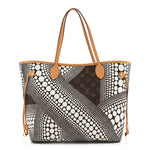 Monogram Kusama Waves Neverfull MM White