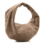Suede Calfskin Medium Olivia Hobo Toffee